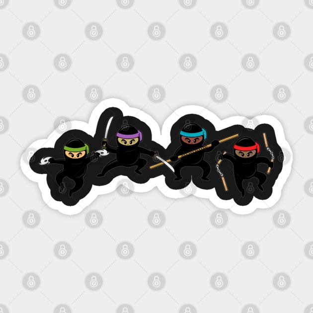 NINJAS Sticker by pitnerd